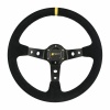 R-Tech 350mm Deep Dish Suede Steering Wheel